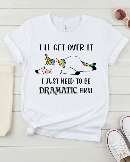 unicorn quote shirt women - flat-lay