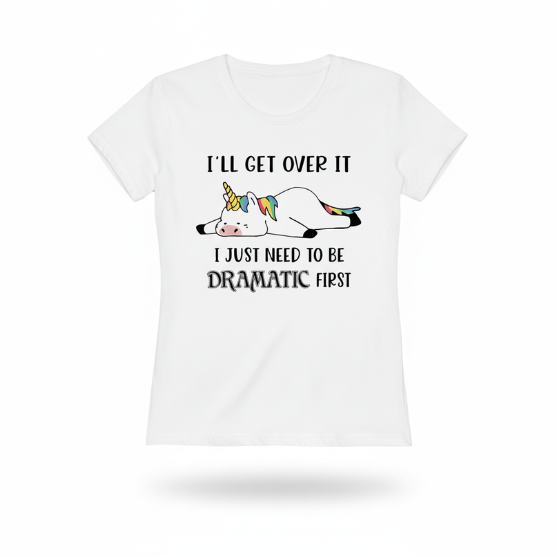 unicorn quote shirt women - white-bg