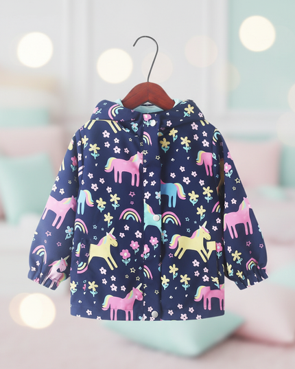 unicorn rain coat - lifestyle