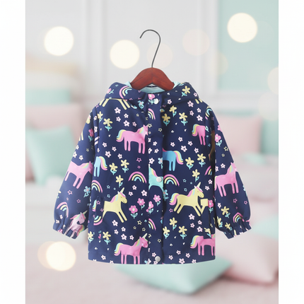 unicorn rain coat - lifestyle