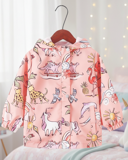 unicorn rain jacket girls - lifestyle