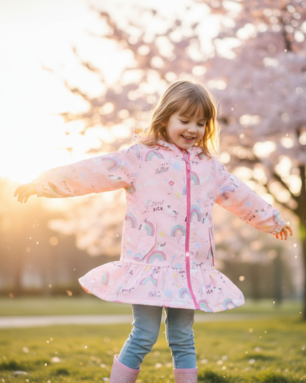 unicorn rain jacket - in-use