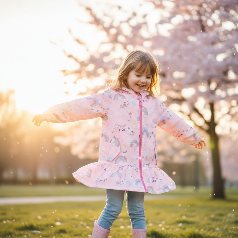 unicorn rain jacket - in-use