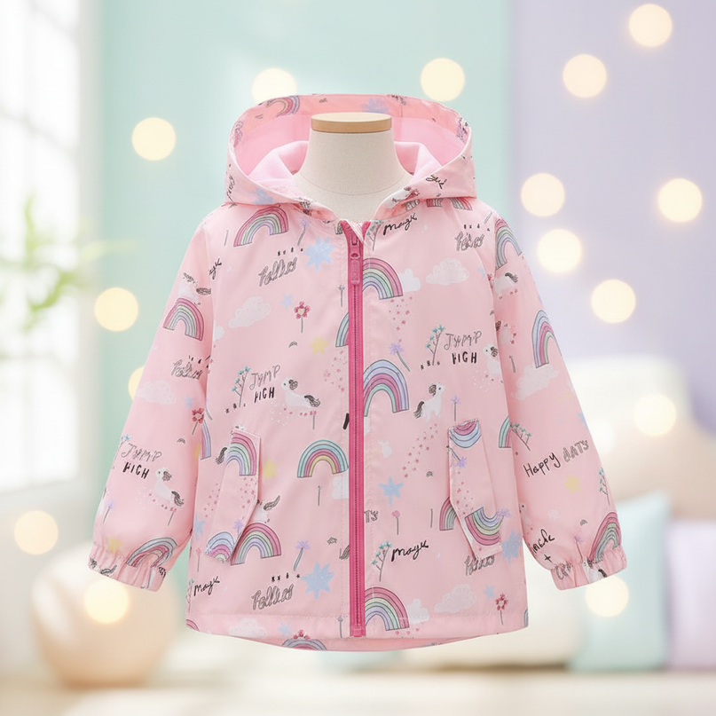 unicorn rain jacket - lifestyle