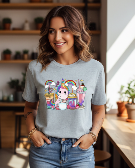 unicorn rainbow shirt women - lifestyle