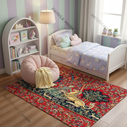 unicorn renaissance rug - lifestyle