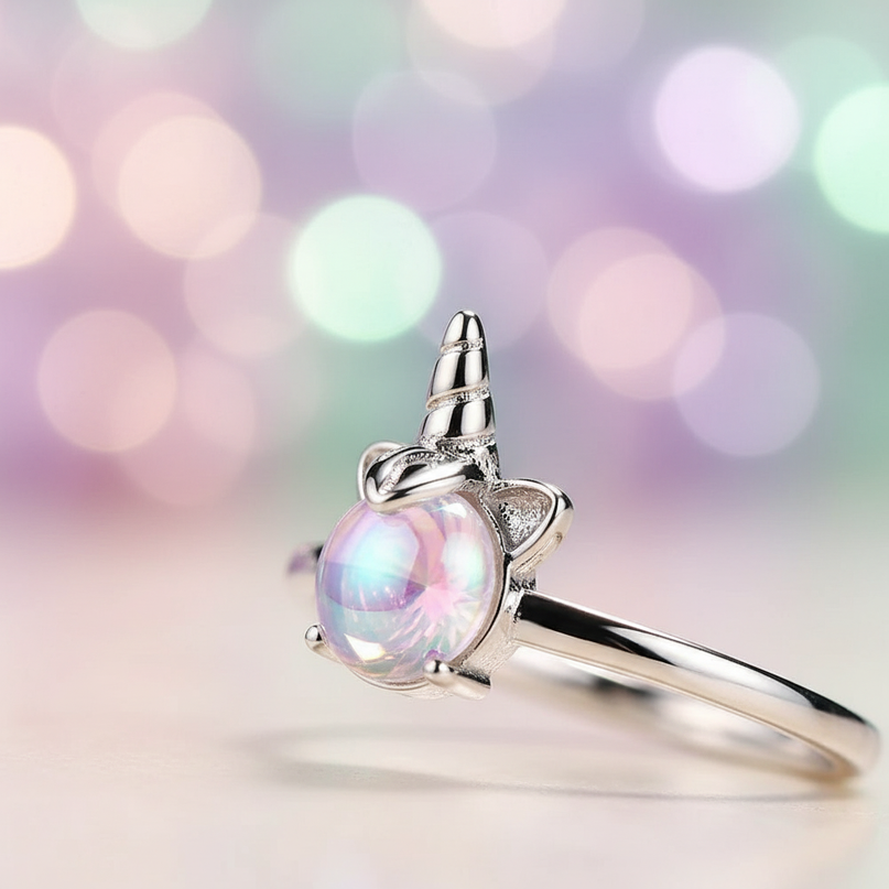 unicorn rings jewelry - detail