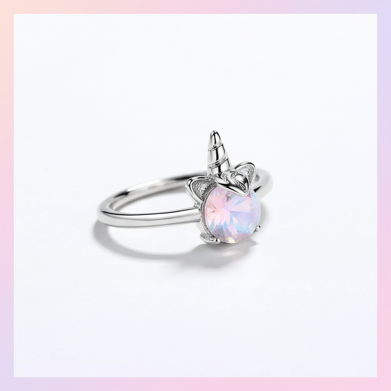 unicorn rings jewelry - white-bg