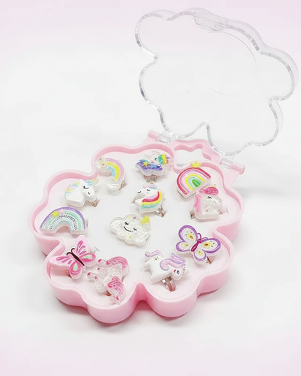 unicorn ring set - white-bg