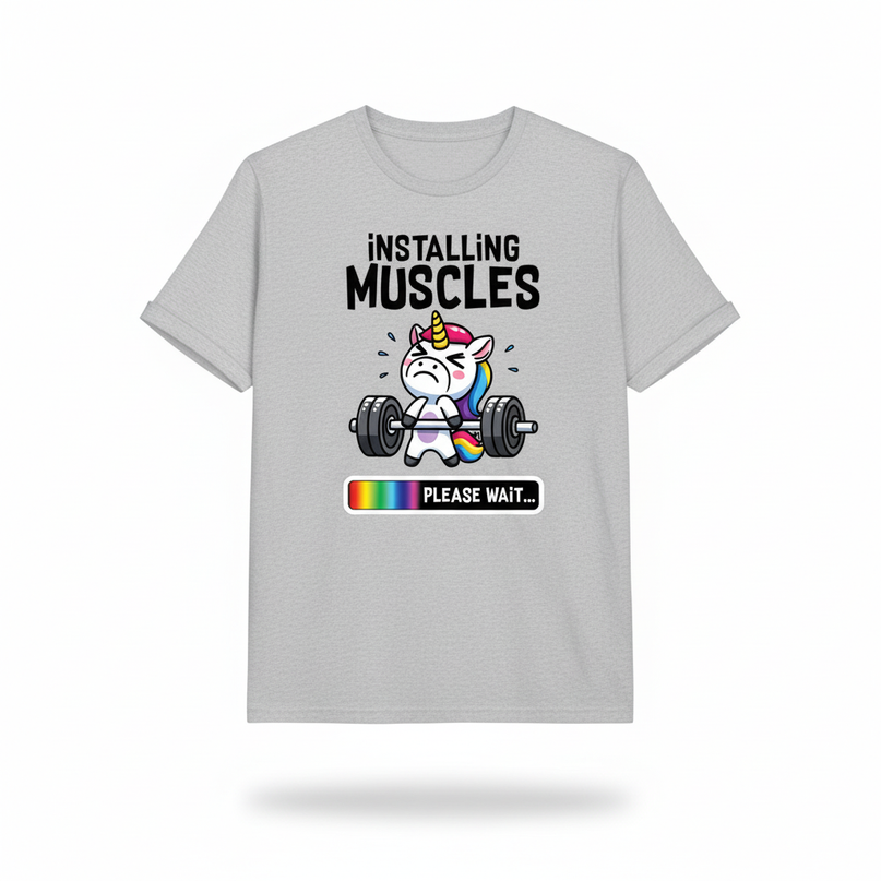 unicorn road trip shirt - white-bg