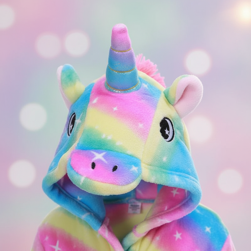 unicorn robe - detail