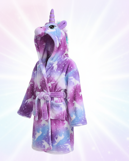 unicorn robe for adults - white-bg