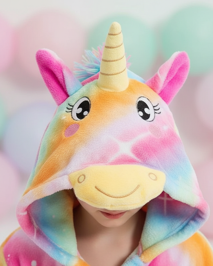 unicorn robe girls - detail