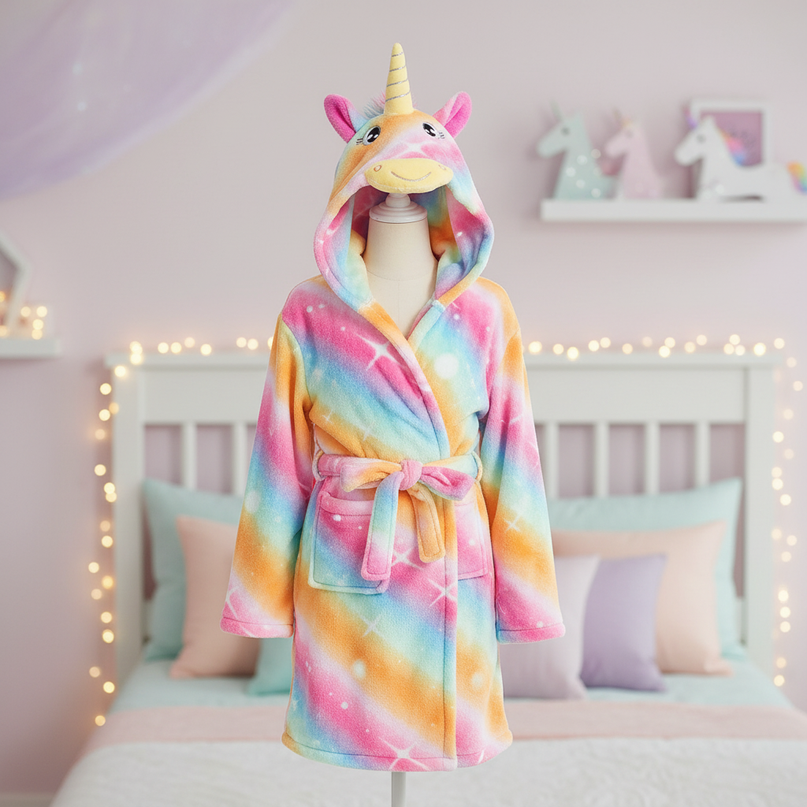 unicorn robe girls - lifestyle