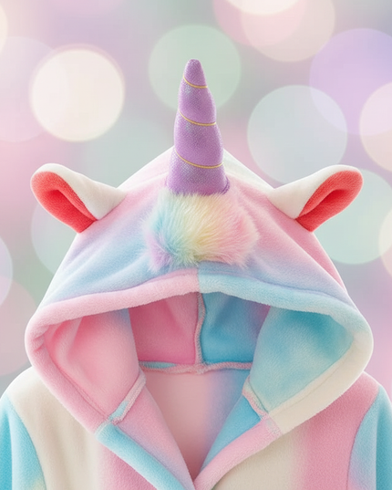 unicorn robe womens - detail