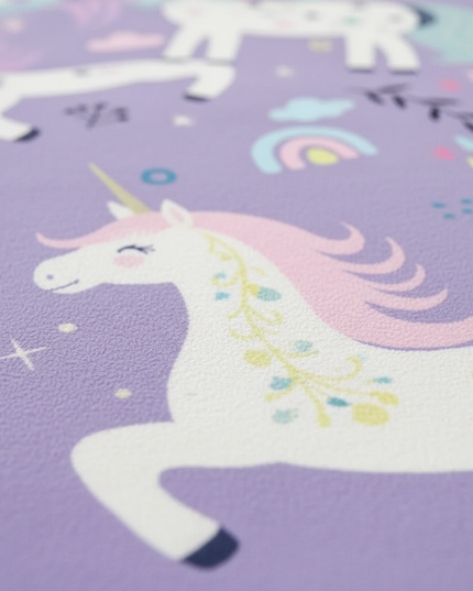 unicorn room rug - detail