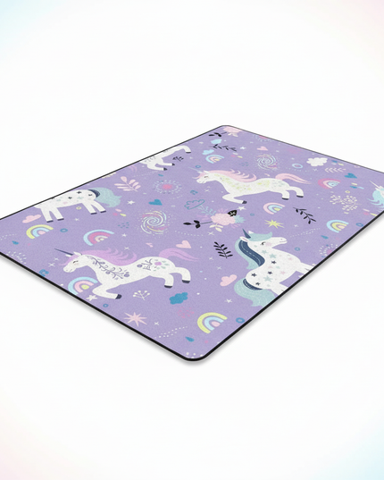 unicorn room rug - white-bg