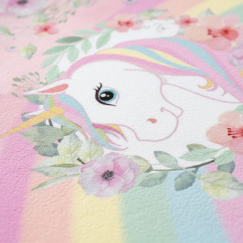 unicorn runner rug - detail