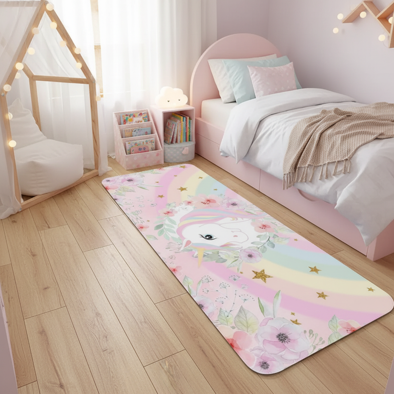 unicorn runner rug - lifestyle
