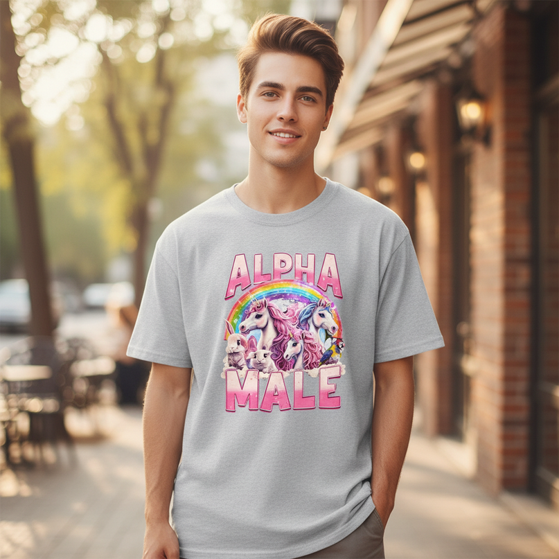 unicorn running shirt - lifestyle
