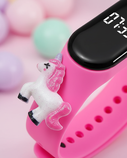 unicorn running watch - detail