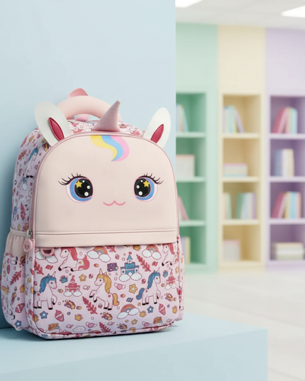 unicorn school backpack 16 inch - lifestyle