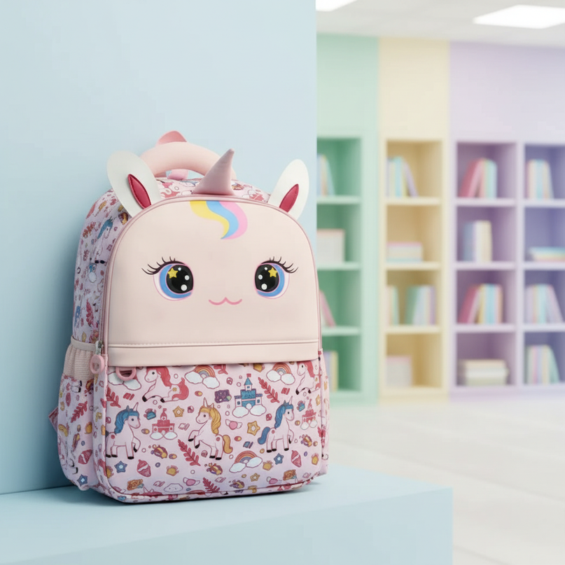 unicorn school backpack 16 inch - lifestyle