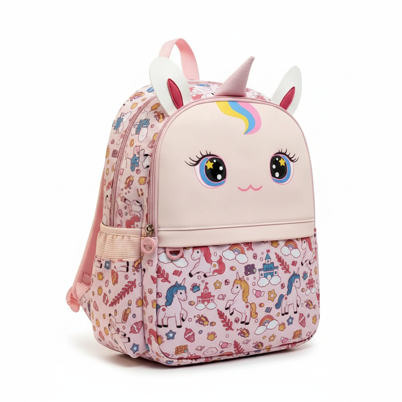 unicorn school backpack 16 inch - white-bg
