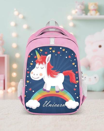 unicorn school backpack for girls large - lifestyle