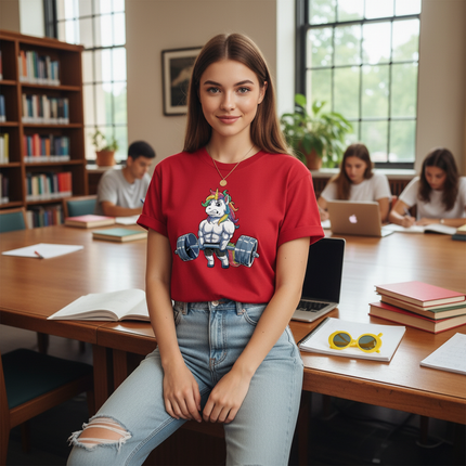 unicorn school shirt - lifestyle