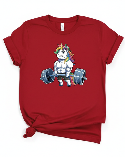 unicorn school shirt - white-bg