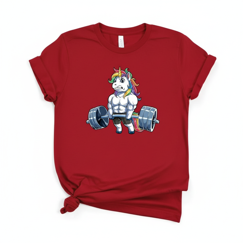unicorn school shirt - white-bg