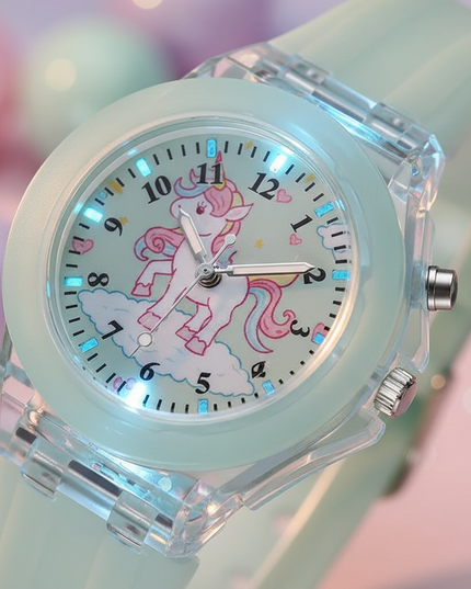 unicorn sequin watch - detail