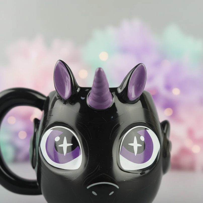 unicorn-shaped-mug - detail