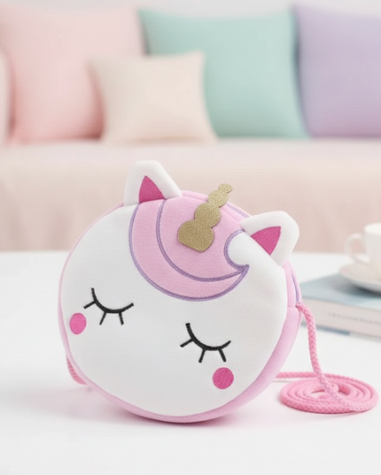 unicorn shaped purse - lifestyle