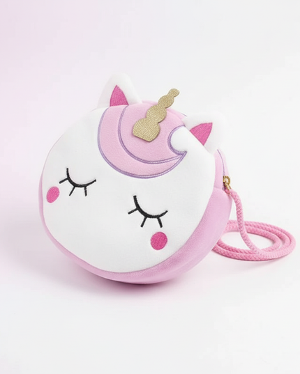 unicorn shaped purse - white-bg