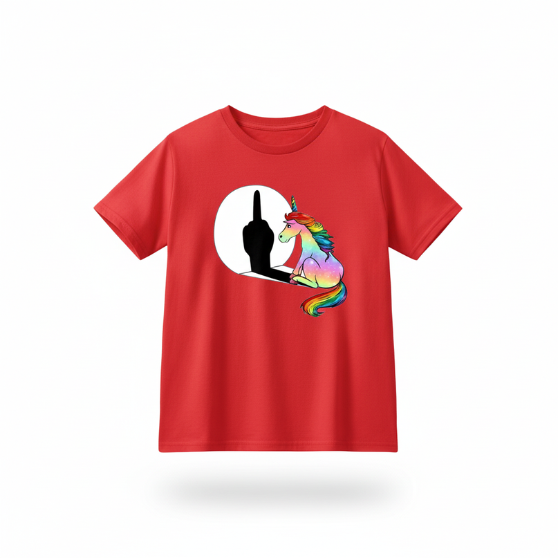 unicorn shirt boy - white-bg