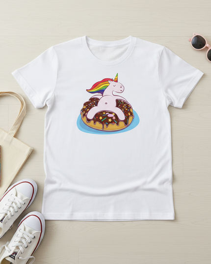 unicorn shirt boys - flat-lay