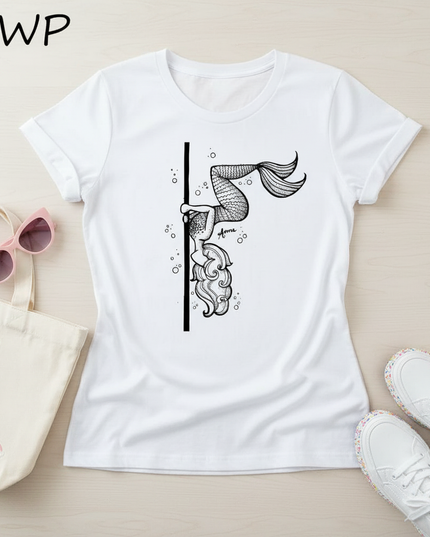 unicorn shirt coworker - flat-lay