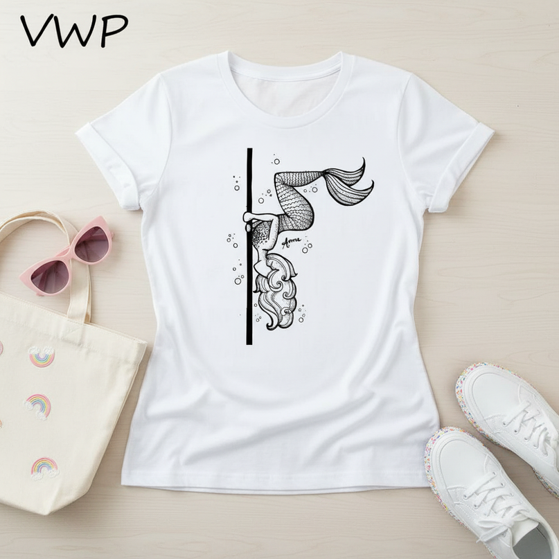 unicorn shirt coworker - flat-lay