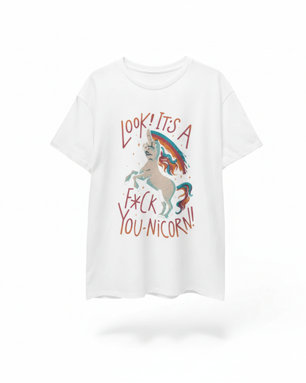 unicorn shirt daughter - white-bg