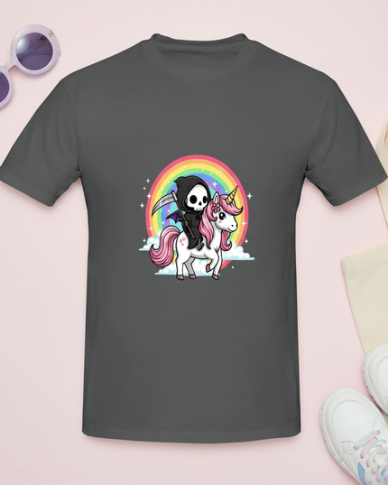 unicorn shirt girls - flat-lay