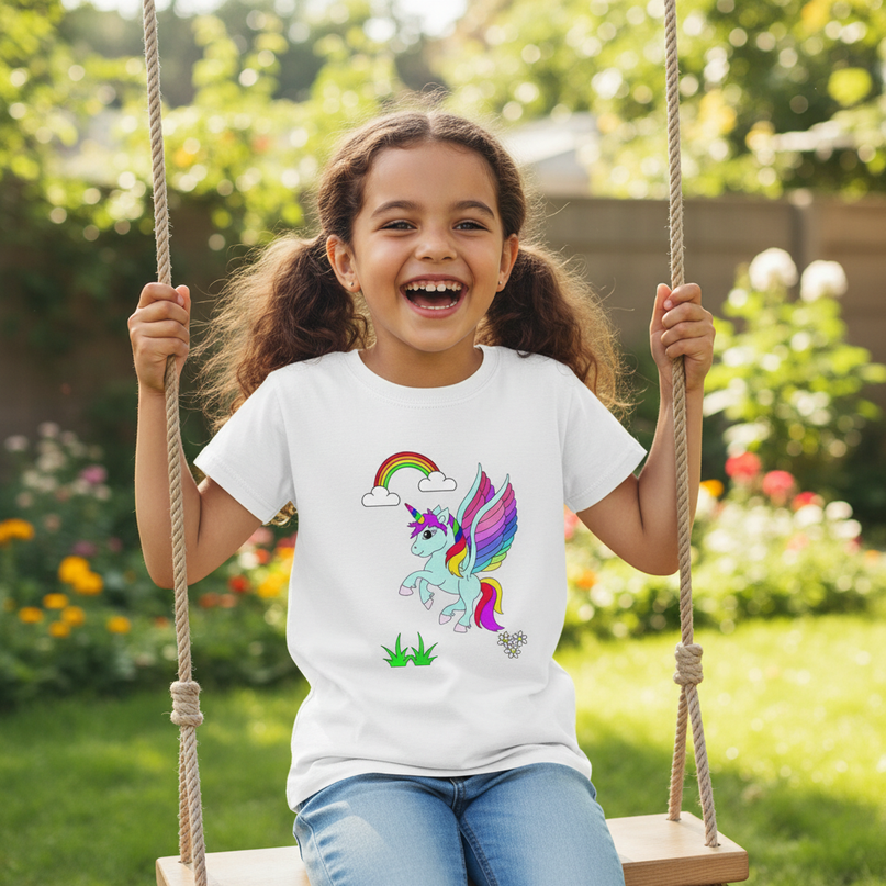 unicorn shirt kids - lifestyle