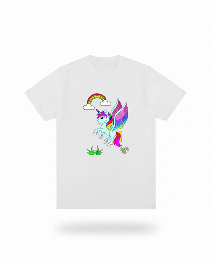 unicorn shirt kids - white-bg