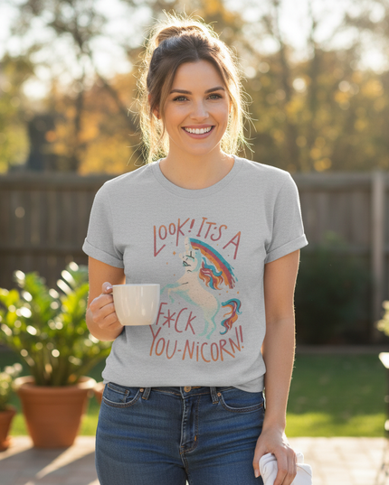 unicorn shirt mom - lifestyle