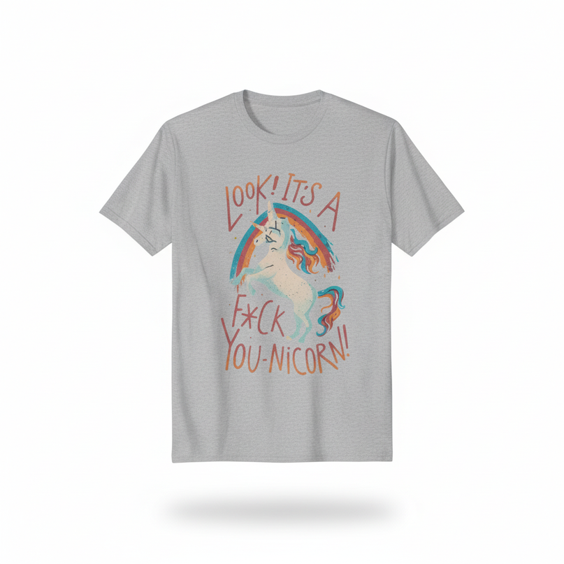 unicorn shirt mom - white-bg