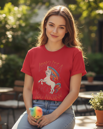 unicorn shirt niece - lifestyle