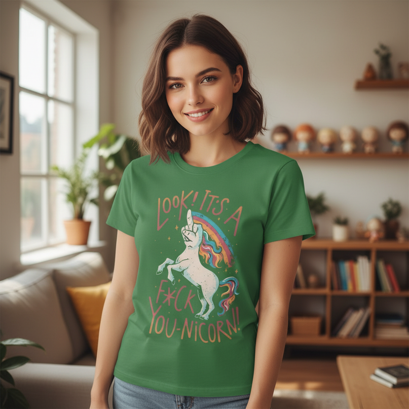 unicorn shirt sister - lifestyle