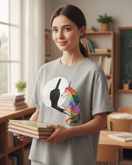 unicorn shirt teacher - lifestyle
