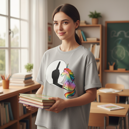 unicorn shirt teacher - lifestyle